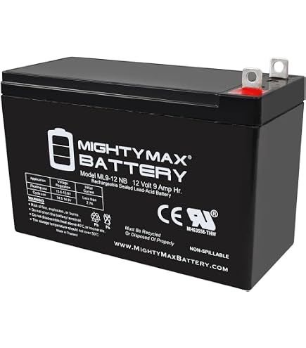 バッテリーチャージャー gs battery sg-12-15c Amazon.com: Mighty Max Battery 12V 9AH SLA Battery Replacement for